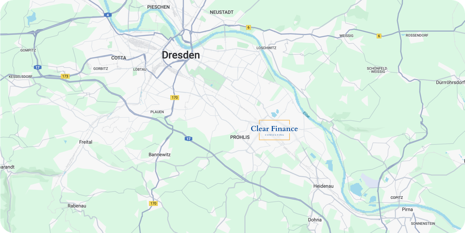 Von unserem Büro in Dresden aus beraten wir unsere Kunden deutschlandweit.