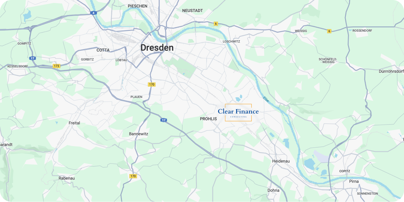 Von unserem Büro in Dresden aus beraten wir unsere Kunden deutschlandweit.